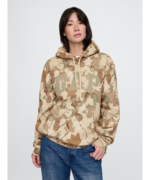 GAP 「GAP」 プルオーバーパーカー X-LARGE パープル メンズ