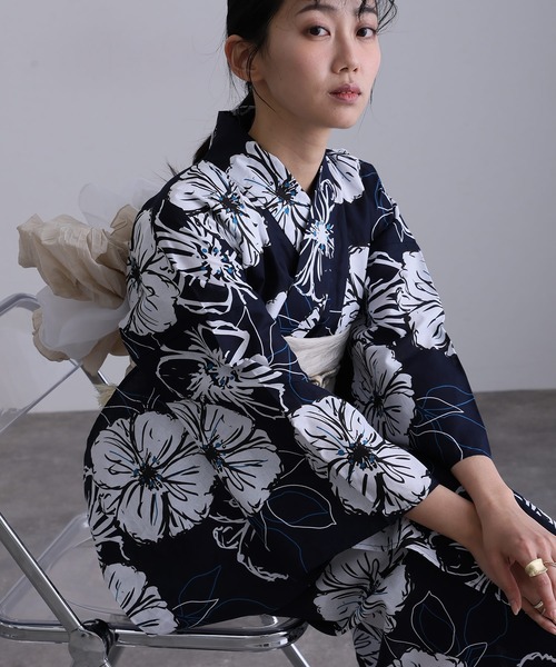 yulie セパレート浴衣 浴衣 「セパレート 二部式 」二部式浴衣 1人で着
