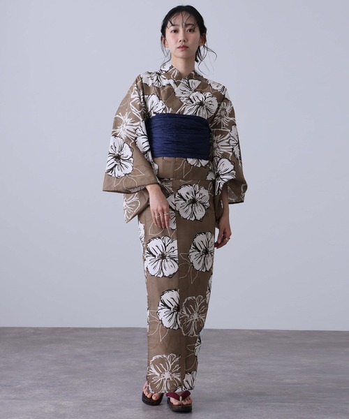 yulie 浴衣 「セパレート 二部式 」二部式浴衣 1人で着られる