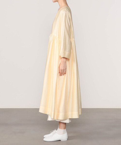 eunoia ユノイア ワンピース Bshop 「Bshop」 「eunoia」7分袖ワンピース F ブラック