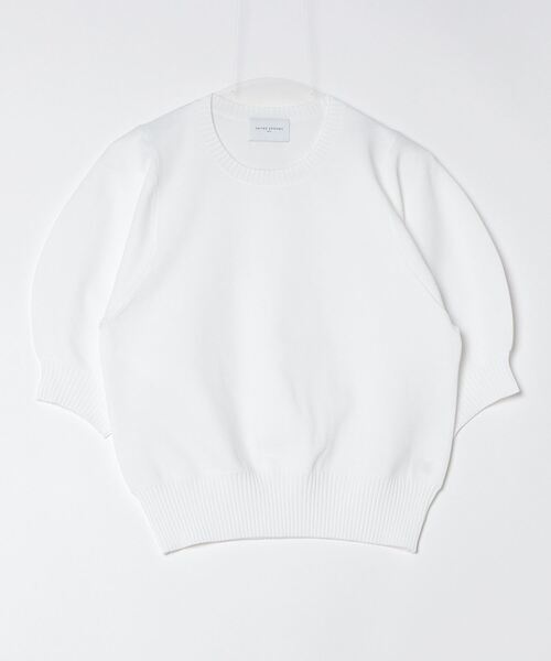 「UNITED ARROWS」 半袖ニット FREE ホワイト レディース