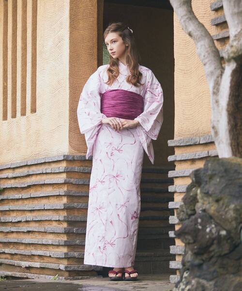 Maison de FLEUR 浴衣セット Maison de FLEUR - 即納*メイド浴衣4点セット 希少 和洋折衷