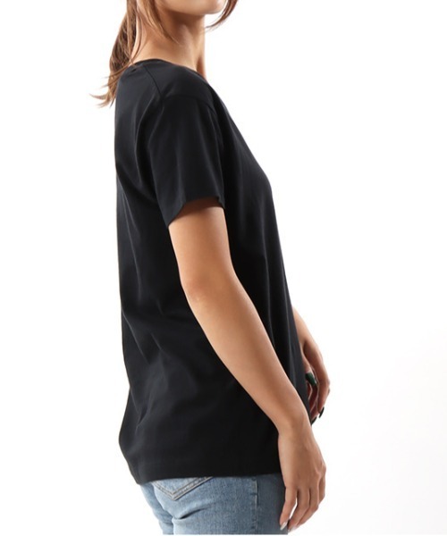 「HANES」 半袖Tシャツ M イエロー レディース