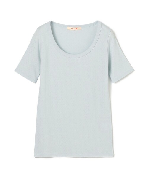 tシャツ ハイツイストレース コットンハーフプルオーバー レディース