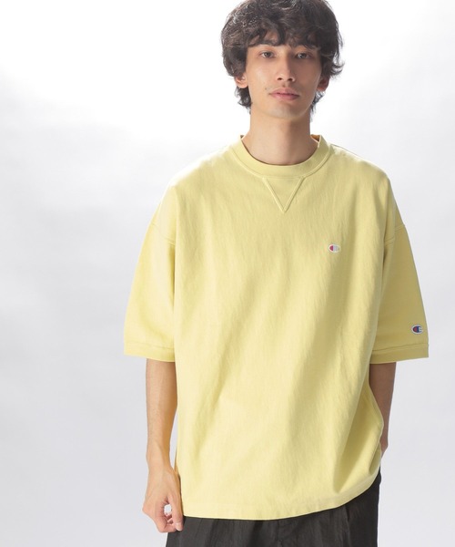 「Champion」 半袖Tシャツ LARGE オフホワイト メンズ