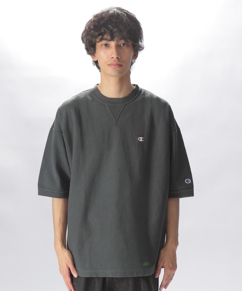 「Champion」 半袖Tシャツ LARGE オフホワイト メンズ