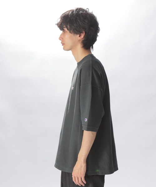 「Champion」 半袖Tシャツ LARGE オフホワイト メンズ