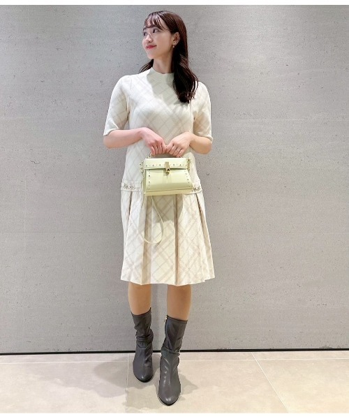 CELFORD プリーツワンピース アイボリー 38 CELFORD プリーツワンピース アイボリー 38 レディース