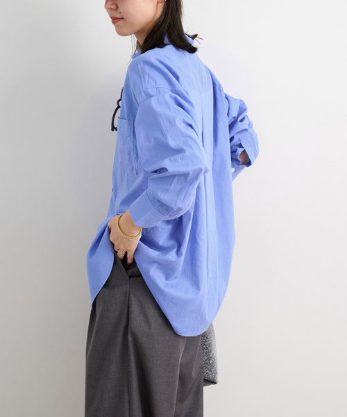 JOURNAL STANDARD relume オーバーサイズシャツ ブルー ジャーナルスタンダード レリューム JOURNAL STANDARD relume
