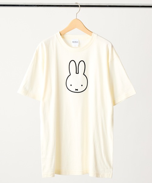 Miffy（ミッフィー） tシャツ 「 」アップリケTシャツ WNI レディース