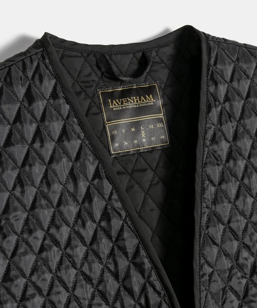 LAVENHAM（ラベンハム） ベスト ジレ Black Edition Zipped Gilet Mens