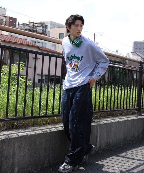 トレーナー スウェット HOOK -original- Catchup! ケチャップ＆フライ