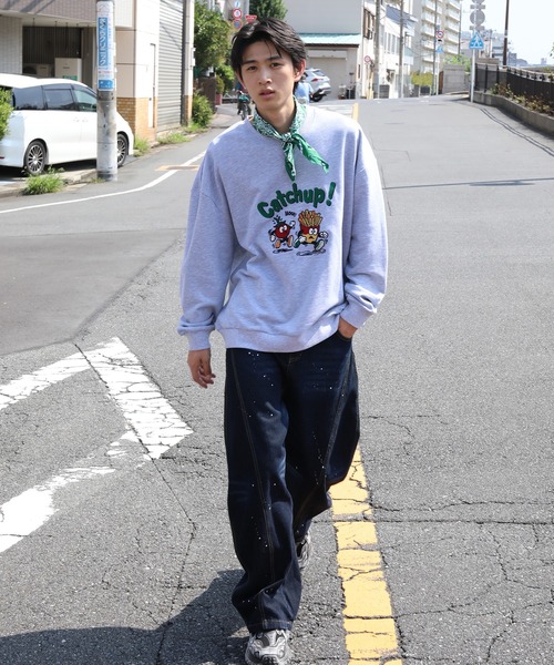 トレーナー スウェット HOOK -original- Catchup! ケチャップ＆フライ