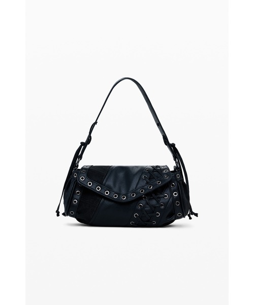 美品Desigual デシグアル3way バックパック ブラック　ショルダー Desigual（デシグアル） ショルダーバッグ バッグ パッチワーク