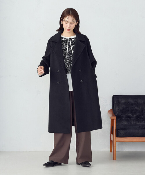 COMME CA ISM（コムサイズム） コート チェスターコート ロング