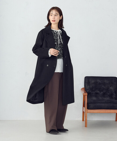 COMME CA ISM（コムサイズム） コート チェスターコート ロング