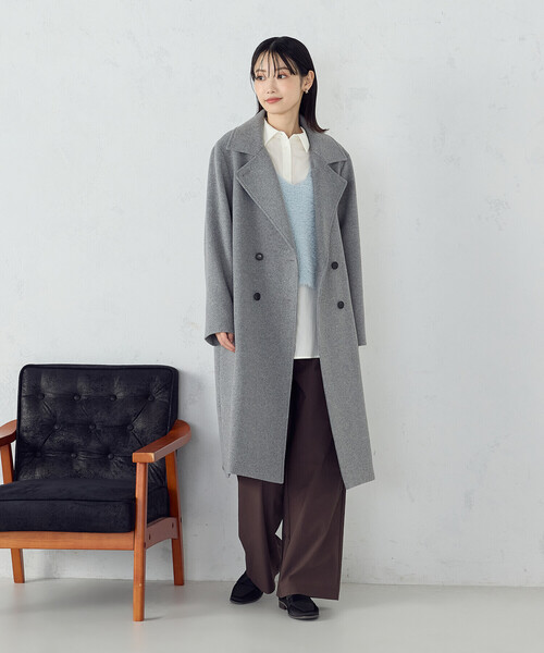 COMME CA ISM（コムサイズム） コート チェスターコート ロング