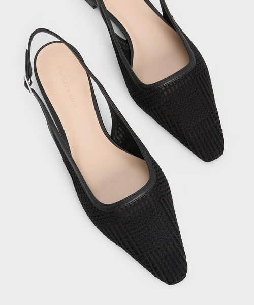 「CHARLES & KEITH」 フラットサンダル 24.5cm ブラック系その他2 レディース_画像8