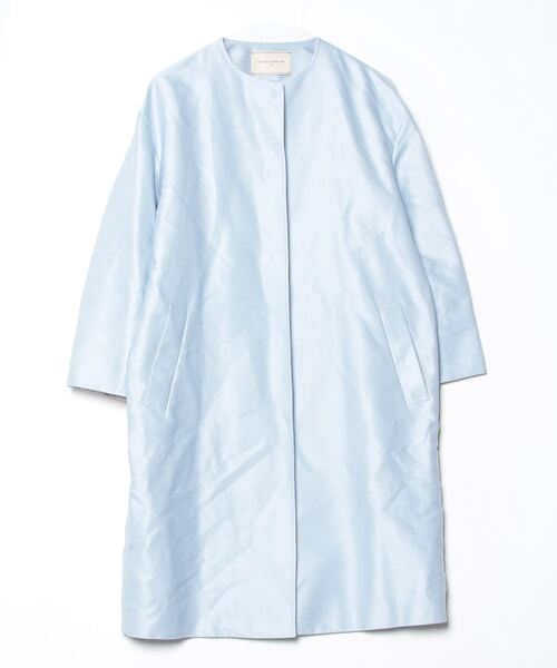 【美品】【人気】ユナイテッドアローズ ノーカラーコート ウール サイズ36 完売 ユナイテッドアローズ ノーカラー アンゴラウールコート タグ付き新品