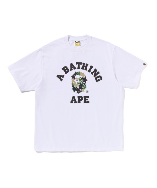 A BATHING APE（アベイシングエイプ） tシャツ STA COLLEGE RELAXED