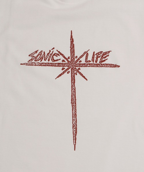 「sonic youth」 半袖Tシャツ 2 ホワイト メンズ_画像4
