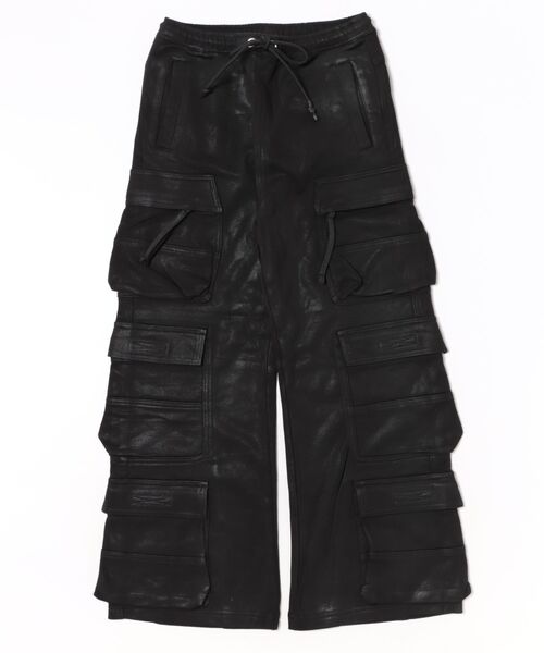 ジーンズ 「BREATH」COATING TRIPLE CARGO PANTS / ブラック 「BR25AW-P1001」 メンズの画像