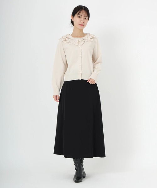 ✨新品未使用✨ストロベリーフィールズ リボンモチーフ ニット カーディガン 白 STRAWBERRY-FIELDS（ストロベリーフィールズ） カーディガン