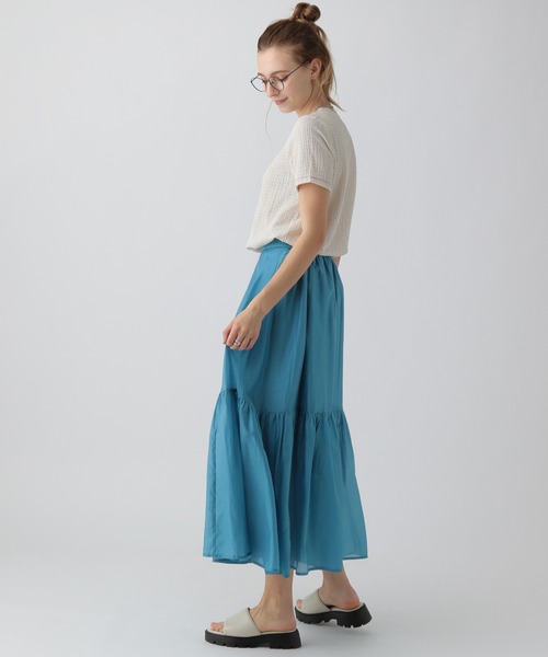「saloon」 フラットサンダル MEDIUM ブラック レディース_画像5