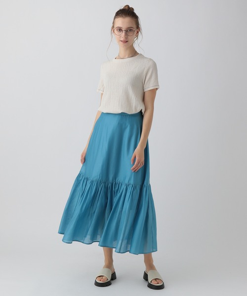 「saloon」 フラットサンダル MEDIUM ブラック レディース_画像6