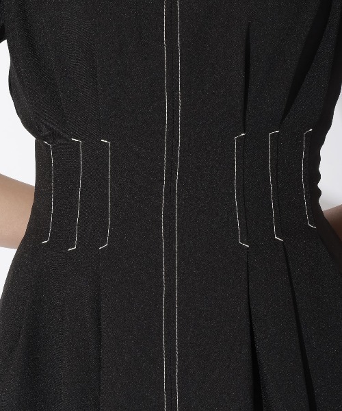 「AND COUTURE」 半袖ワンピース MEDIUM ブルー レディース_画像6