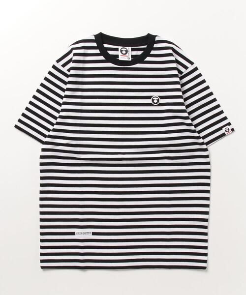 「AAPE BY A BATHING APE」 半袖Tシャツ X-LARGE ブラック系その他 メンズ_画像2