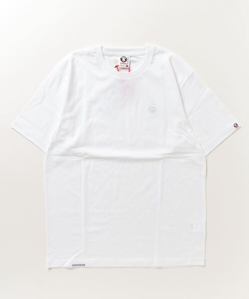 「AAPE BY A BATHING APE」 半袖Tシャツ LARGE ホワイト メンズ_画像2