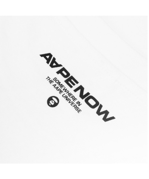 「AAPE BY A BATHING APE」 半袖Tシャツ LARGE ホワイト メンズ_画像5