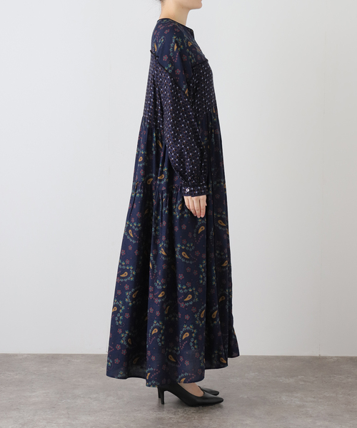 B.C STOCK（ベーセーストック） ワンピース 手洗い可 / パッチワーク