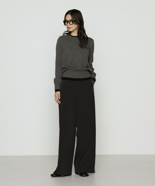 COMME CA（コムサ） ニット セーター カシミヤ混ウール バイカラー