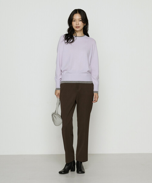 COMME CA（コムサ） ニット セーター カシミヤ混ウール バイカラー