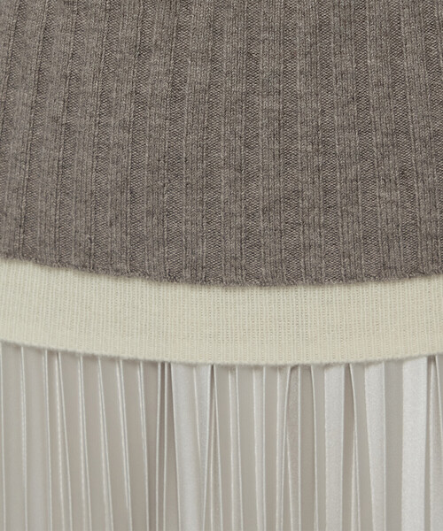 COMME CA（コムサ） ニット セーター カシミヤ混ウール バイカラー