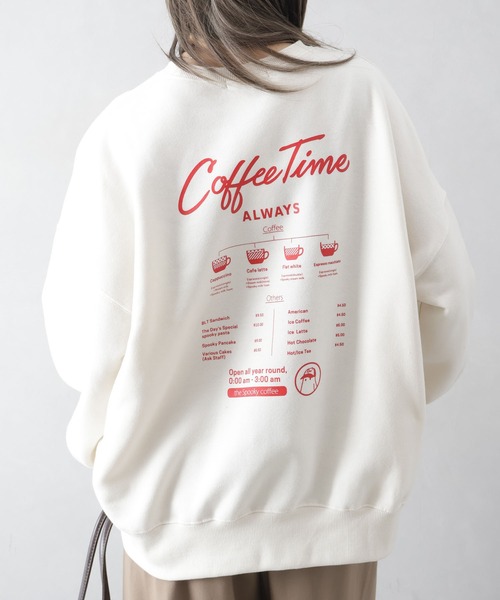 SpRay（スプレイ） トレーナー スウェット 裏起毛カフェおばけ