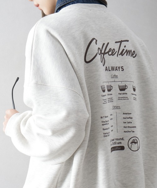 SpRay（スプレイ） トレーナー スウェット 裏起毛カフェおばけ