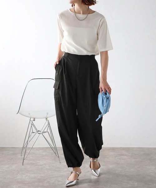 「meilmada」 半袖カットソー FREE アイボリー レディース_画像2