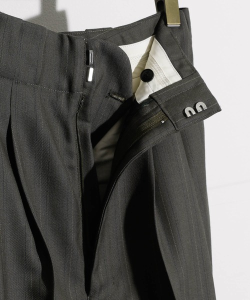 「JANESMITH」 スラックス 36 グリーン レディース_画像7