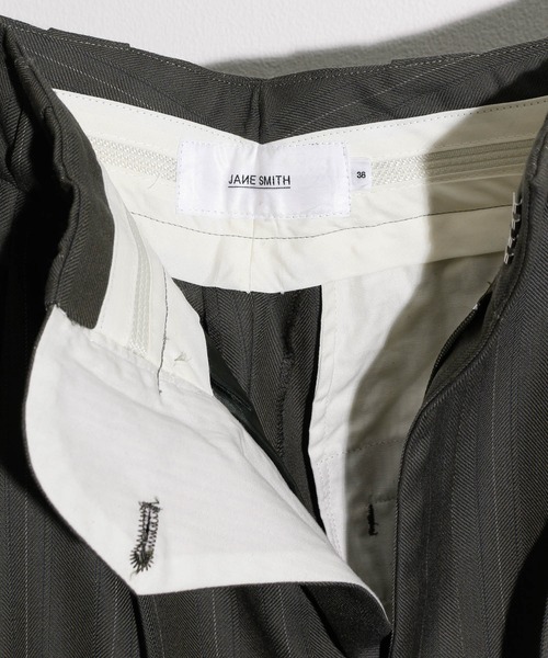 「JANESMITH」 スラックス 36 グリーン レディース_画像9
