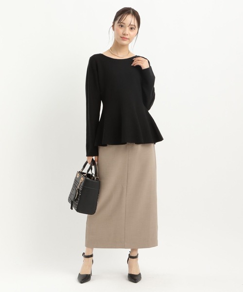 「Andemiu」 長袖ニット FREE ブラック レディース_画像3