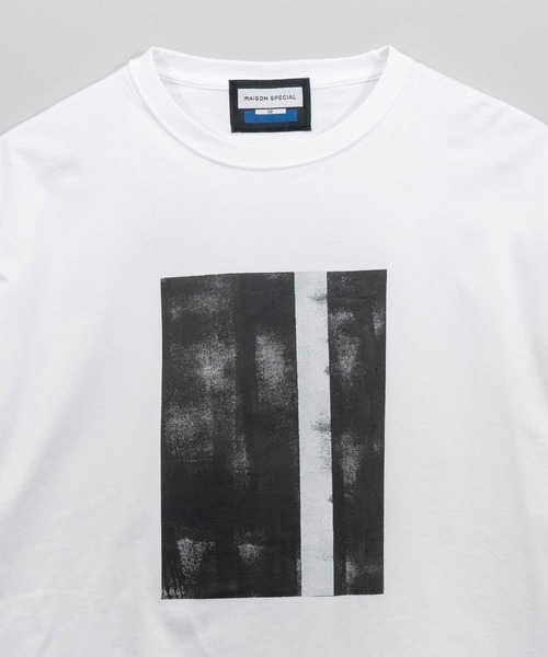 「MAISON SPECIAL」 半袖Tシャツ 1 ホワイト メンズ_画像5