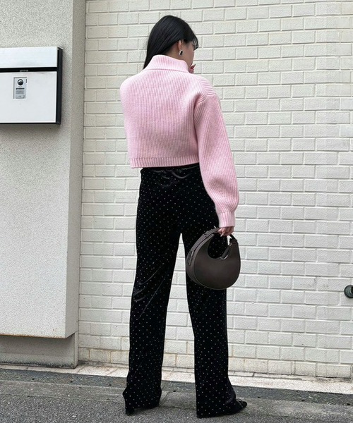 ジーナシス☆リラックスベロアパンツ MIKU企画】リラックスベロア