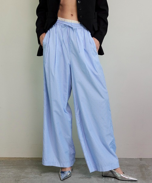 MAISON SPECIAL（メゾンスペシャル） パンツ Rhinestone Stone Pajama