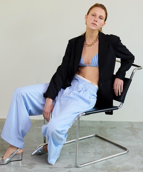 MAISON SPECIAL（メゾンスペシャル） パンツ Rhinestone Stone Pajama