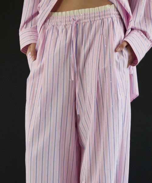 MAISON SPECIAL（メゾンスペシャル） パンツ Rhinestone Stone Pajama