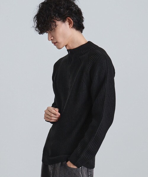 tk.TAKEO KIKUCHI（ティーケータケオキクチ） セーター ニット 片畦