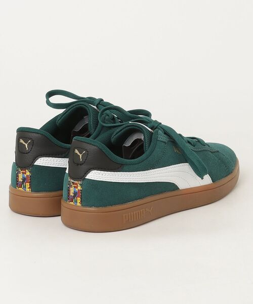 「PUMA」 ローカットスニーカー 25cm グリーン メンズ_画像2